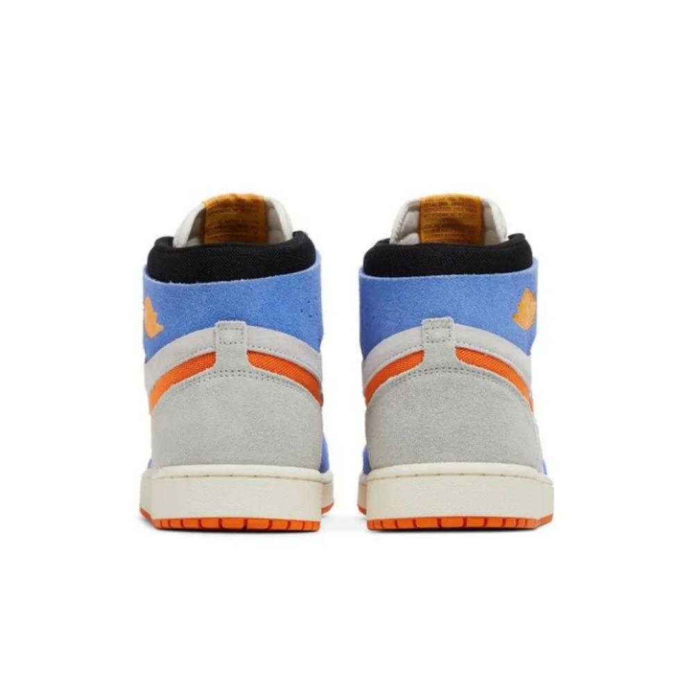 Nike Air Jordan 1 Zoom Air CMFT 2 Men’s Size 9.5 Shoes Royal/Orange DV1307-184